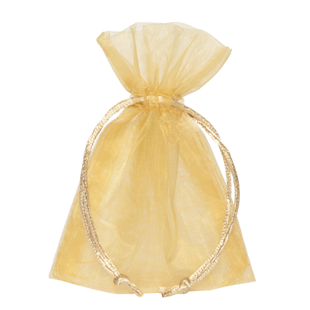 Bustina Organza Cm9xh12 Conf. 10 Pz Gold