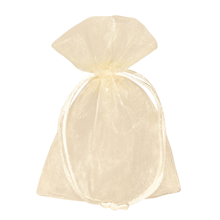 Bustina Organza Cm9xh12 Conf. 10 Pz Vanilla