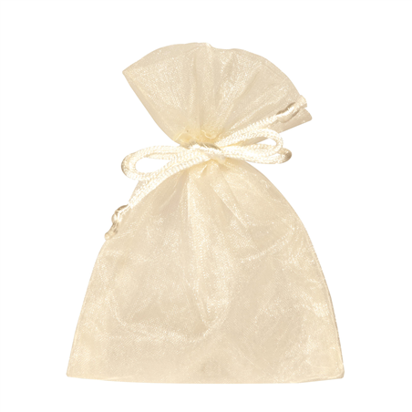 Bustina Organza Cm12h17cm  Conf. 10 Pz Vanilla