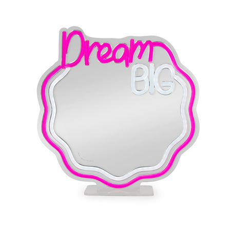 Specchio Luce Led Effetto Neon It'S A Sign - Dream Big