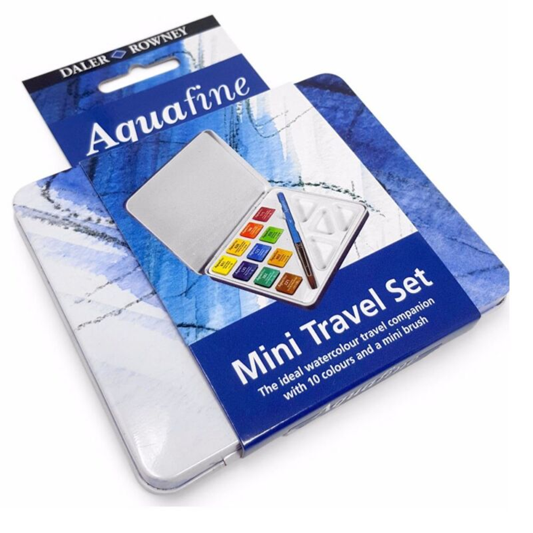 Set Da Viaggio 10 Mezzi Godets Con Pennello