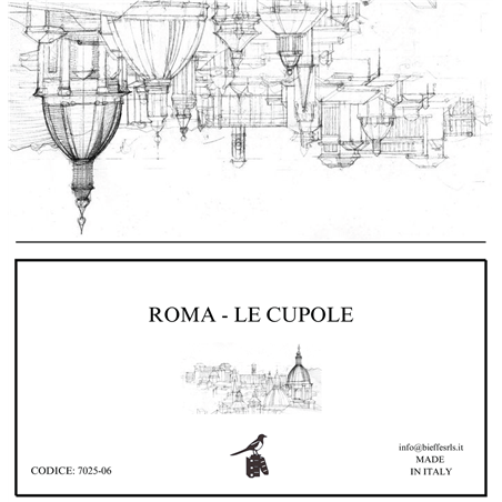 Bloc Notes 10x20 Roma Le Cupole