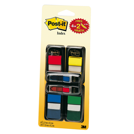 200 Segnapagina Index 680 In 4 Colori Classic E 48 Mini Frecce