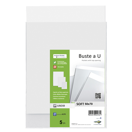 5 Buste A Sacco Pp Soft 50x70mm