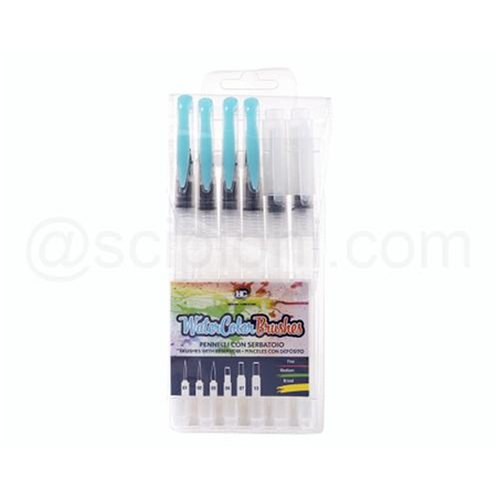 Set Pennelli Serbatoio Sintetico 6 Pezzi