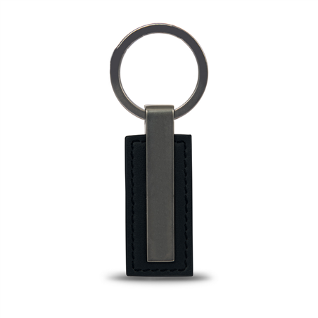 Keyring Metal Bar 2x8,5x0,7 001-Black
