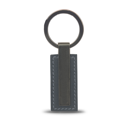 Keyring Metal Bar 2x8,5x0,7 004-Anthracite