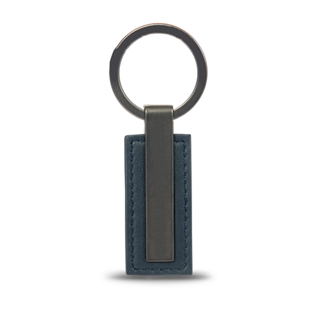 Keyring Metal Bar 2x8,5x0,7 006-Dark Blue