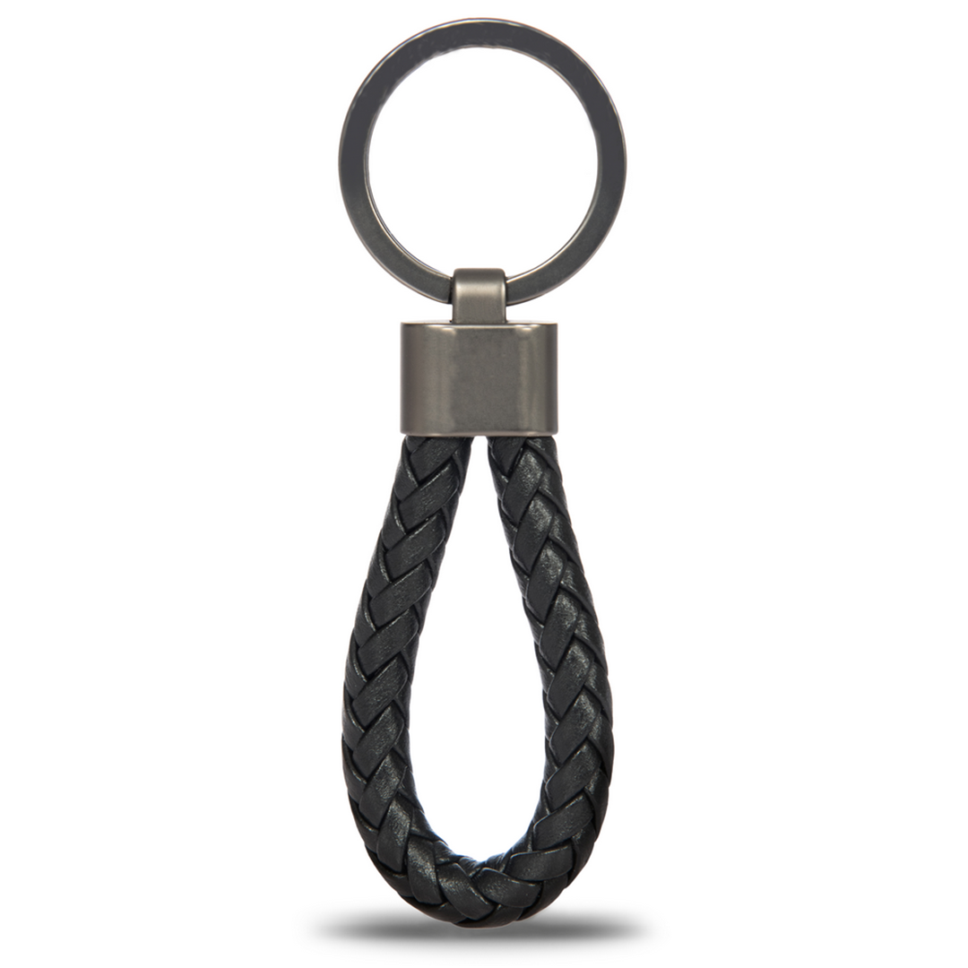 Keyr.leather Cord 3,5x10x0,8 001-Black