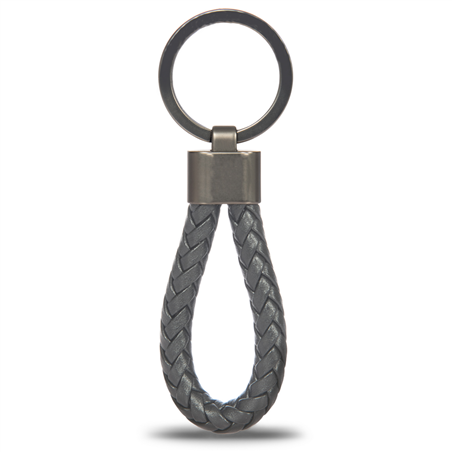 Keyr.leather Cord 3,5x10x0,8 004-Anthracite