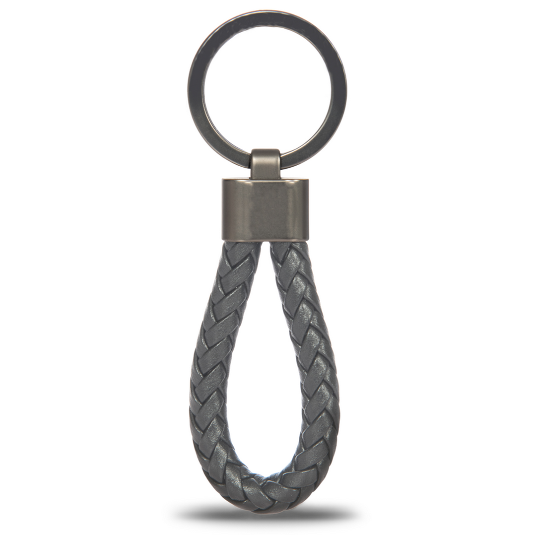 Keyr.leather Cord 3,5x10x0,8 004-Anthracite