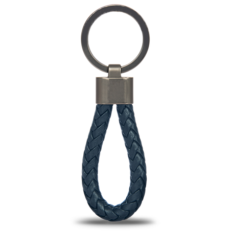 Keyr.leather Cord 3,5x10x0,8 006-Dark Blue