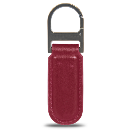 Keyring Oval  019-Carmine Red
