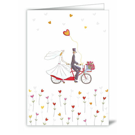 Biglietto Auguri Coppia Di Sposi - 1