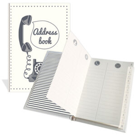 Address Book - Rubrica 9x13 - 104 Pagine Cornetta Telefonica