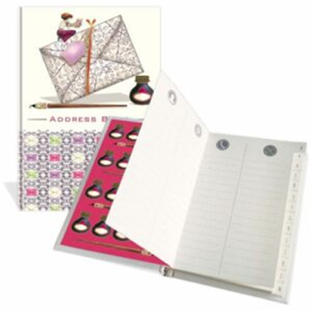 Address Book - Rubrica 9x13 - 104 Pagine Calligrafia