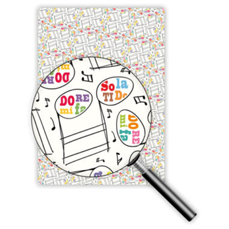 Carta Regalo 50x70 Note Musicali