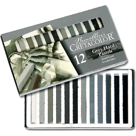 Set Chalk Pezzi 12 Grey