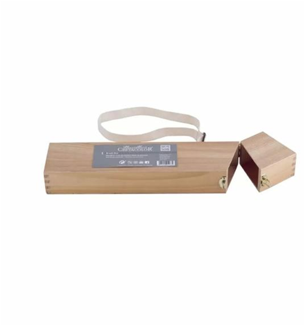 Box Portapennelli Legno