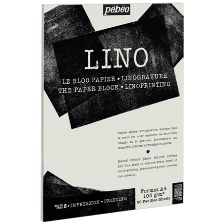 Blocco Di Carta Linoleum A4 Per Linoleografia