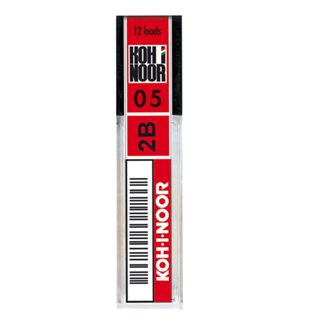 Astuccio 12 Micromine 0,5mm 2b E205 Kohinoor