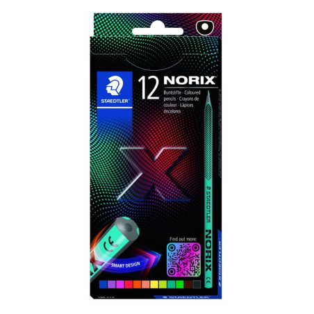Confezione 12 Matite Colorate Norix