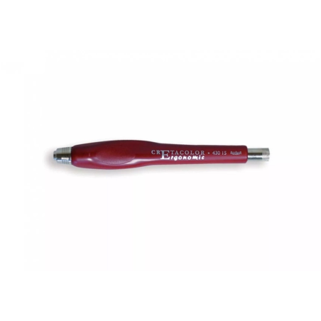 Portamine Mm 5,6 Ergonomico Con Temperino Plastica Rossa