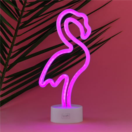 Lampada Led A Effetto Neon - It'S A Sign Flamingo