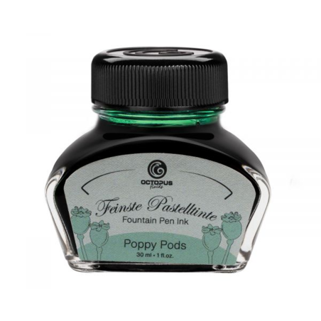 Inchiostro Per Penne Stilografiche 30ml Poppy Pods (verde Menta Pastello)