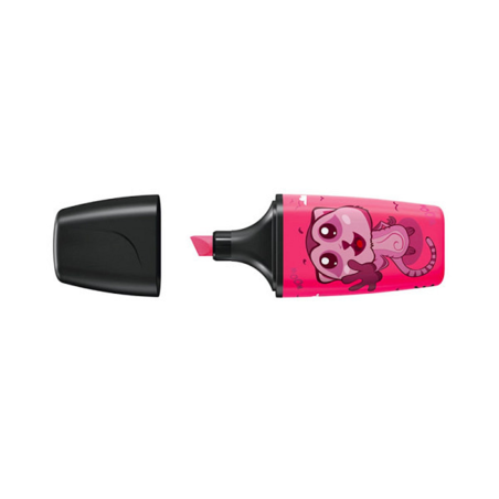 EVIDENZIATORE STABILO BOSS MINI ANIMAL VIBES 56-ROSA (LEMURE)