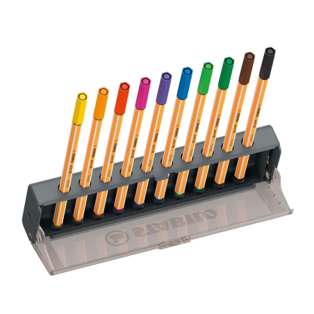 STABILO POINT 88 CLICK SET PEZZI 10
