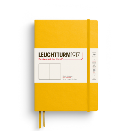 Notebook Medium A5 Hardcover, Bianco 249 Pag Sunflower