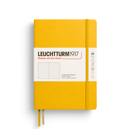 Notebook Medium A5 Hardcover, Puntini 249 Pag Sunflower