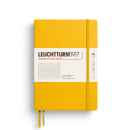 Notebook Medium A5 Hardcover, Righe 249 Pag Sunflower