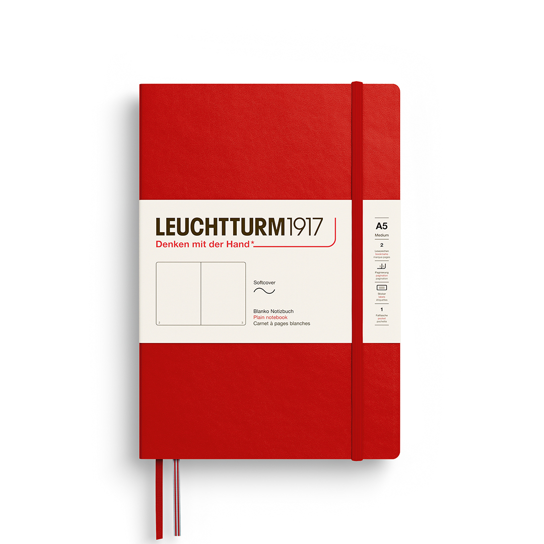 Notebook Medium A5 Soft Bianco Cherry