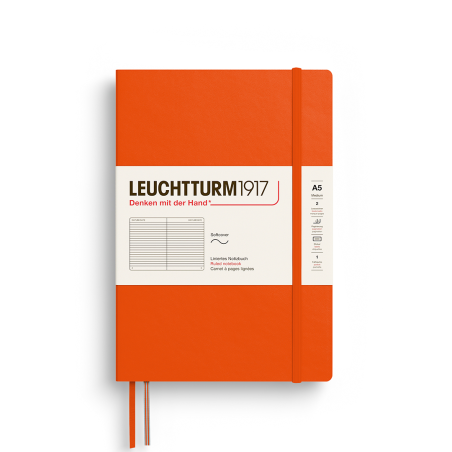 Notebook Medium A5 Soft Righe Pumpkin