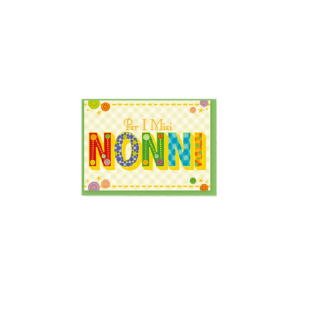 Serie Auguri Nonni Per I Miei Nonni Multi Biglietto Sr.50 Compleanno