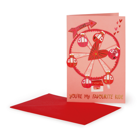 Biglietto Auguri Con Applicazione San Valentino
