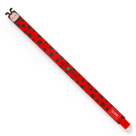 Penna Gel Cancellabile Ladybug Inchiostro Rosso