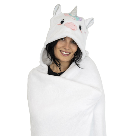 Coperta Con Cappuccio Cosy Hugs Unicorn
