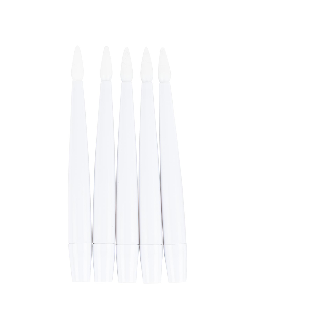 Candelina Led X Albero D1.5x16cm Bianco 5pz — immagine 2