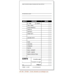 Blocco Ricevute Generiche - 2 Copie Cr 826