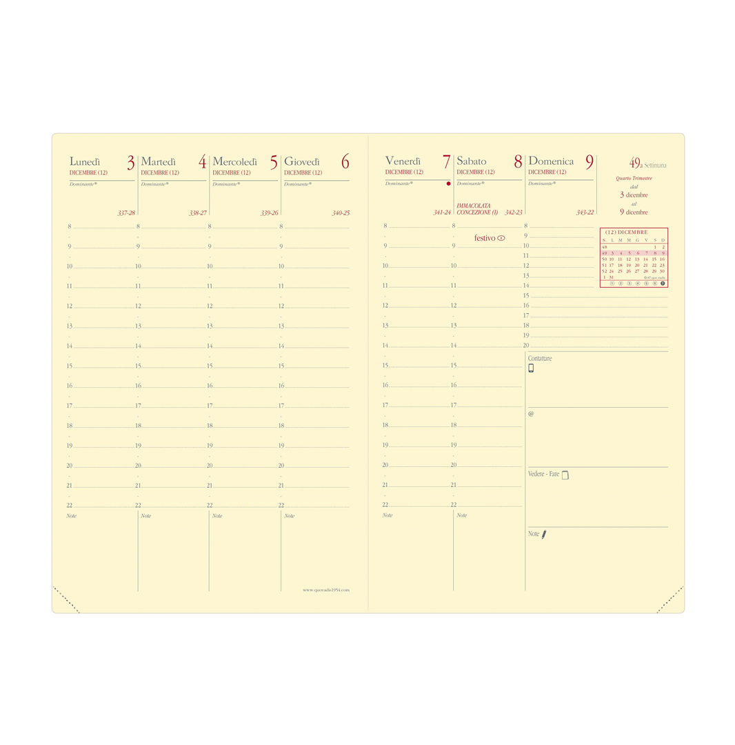 Agenda Affari Prestige - 10x15cm - Impala Colori Assortiti — immagine 4