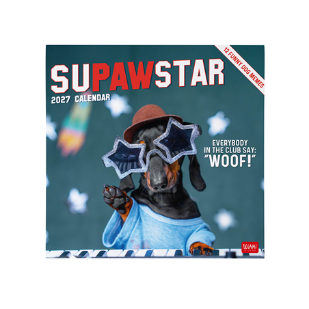 Calendario Da Parete 30x29 Fotografico 2027 Supawstar