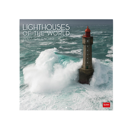 Calendario Da Parete 30x29 Fotografico 2027 Lighthouses Of The World