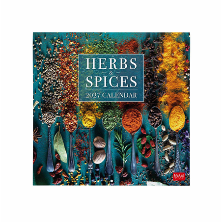 Calendario Da Parete 30x29 Fotografico 2027 Herbs Spices