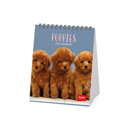 Calendario Da Tavolo 12x14,5 Fotografico 2027 Puppies