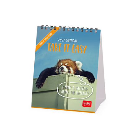 Calendario Da Tavolo 12x14,5 Fotografico 2027 Take It Easy