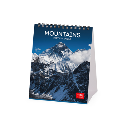 Calendario Da Tavolo 12x14,5 Fotografico 2027 Mountains