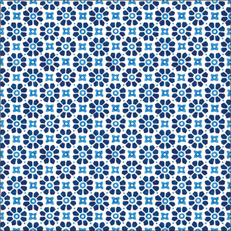 Tovagliolo 33x33 Carta Decorato  Laureen Blue